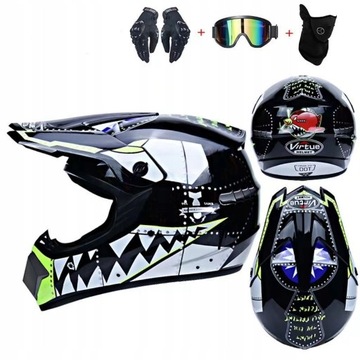 KASK MOTOCYKLOWY OFF-ROAD ENDURO MOTOCROSS