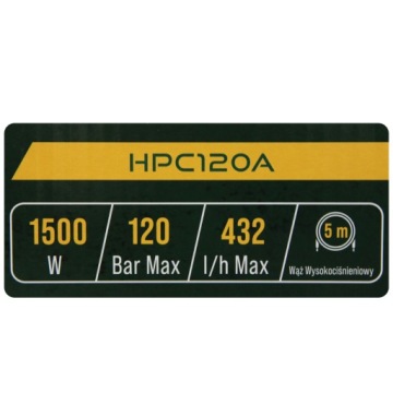 МАШИНА ДАВЛЕНИЯ STALCO HPC120A БАР 1500ВТ УНИВЕРСАЛЬНАЯ