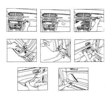 Инструменты для снятия обивки, инструменты для снятия, разборки, ведра, рычаги, гаечные ключи