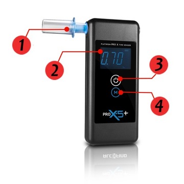 Электрохимический алкотестер Pro x5 ОЧЕНЬ ТОЧНЫЙ плюс ПЛАТИНОВЫЙ датчик