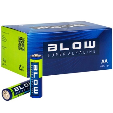 НАБОР 40 БАТАРЕЙ ЩЕЛОЧНЫХ БАТАРЕЙ BLOW AA LR6 R6