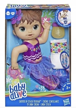 Lalka Baby Alive syrenka syrena do wody