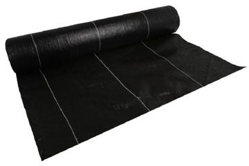 ТКАНЬ АГРОТНАЯ ТОЛСТАЯ ЧЕРНАЯ садовая мульчирующая против сорняков 1,1х10м 100г УФ