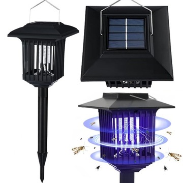 LAMPA SOLARNA LED DO OGRODU WBIJANA LAMPION