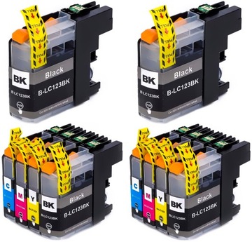 TUSZ DO DRUKARKI BROTHER DCP-J132W DCP-J152W LC123