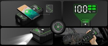 7 w 1 STARTER BOOSTER ROZRUCH POWERBANK DO SAMOCHODU 2500A 12V