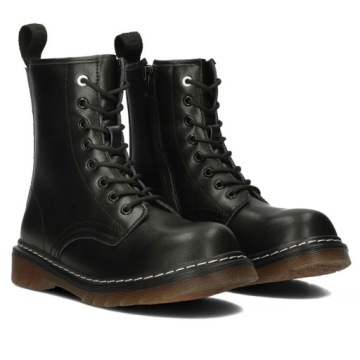 Ботинки на шнуровке Filippo GL429/23 BK, черные