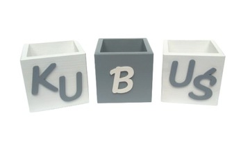 Контейнер, органайзер, чашка для мелков с буквой