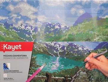 Haft Mozaika Diamentowa Art Kayet, podobrazie + akcesoria GÓRY