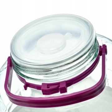 СТЕКЛЯННАЯ БАНКА 10Л БАНКА С РУЧКОЙ ДЛЯ ЗАГОТОВОК ОГУРЦ