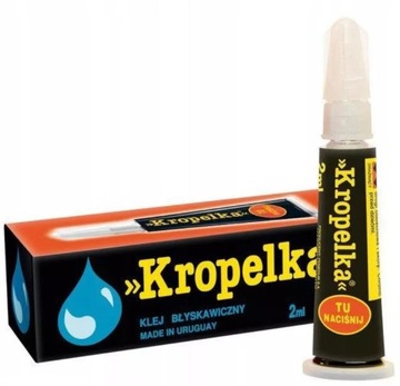 Kropelka klej błyskawiczny 2ml Super Mocny