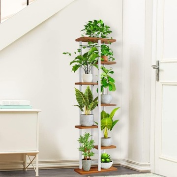 ПОДСТАВКА ДЛЯ ЦВЕТОВ МЕТАЛЛ, 7-ЯРУСНАЯ, ЭТАЖНАЯ, ПОДСТАВКА ДЛЯ ЦВЕТОЧНЫХ ЦВЕТОВ, ДЕРЕВО, 7Р