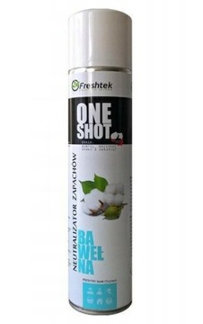 Odświeżacz neutralizator zapachów One Shot Bawełna 600ml