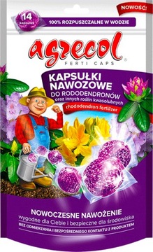 AGRECOL NAWÓZ KAPSUŁKI RODODENDRONY KWAŚNOLUBNE 14