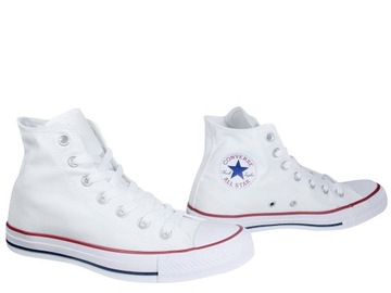 CONVERSE ALL STAR M7650C BIAŁE TRAMPKI WYSOKIE ZA KOSTKĘ CHUCK TAYLOR