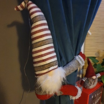 РОЖДЕСТВЕНСКИЙ гномик, Дед Мороз, гномик, на липучке