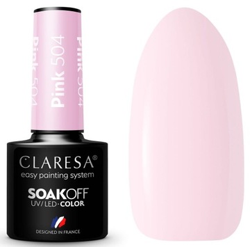 CLARESA LAKIER HYBRYDOWY PINK 504 różowy