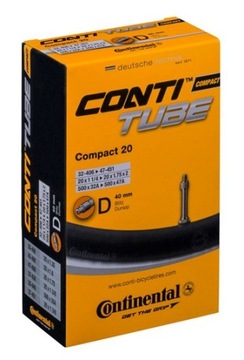 Dętka rowerowa CONTINENTAL Compact 20 Dunlop 40mm 32-406/47-451