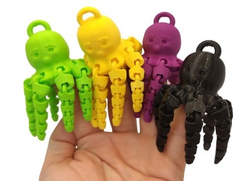 Брелок «Осьминог» Octopus HIT TIKTOK Брелок с 3D принтом keyrambit