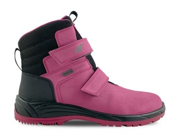 Buty dziecięce trekkingowe 4F SKÓRA JOB252 55S 34