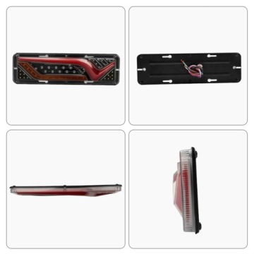 2pcs задний фонарь автобуса полуприцепа СИД вел 12V 24V