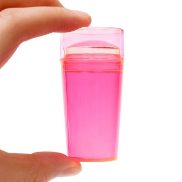 Силиконовый штамп для изготовления французских декоративных штампов с защитным колпачком.