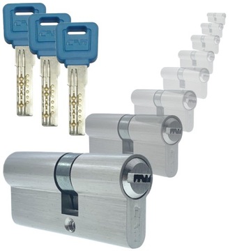 WKŁADKA CAM 6 30/40 SYSTEM JEDNEGO KLUCZA 3 KLUCZE