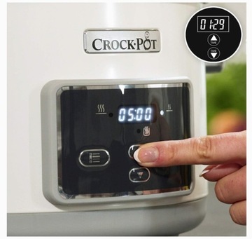 Crock-Pot Csc026X Wolnowar, Biały, 5 L [Klasa energetyczna A]