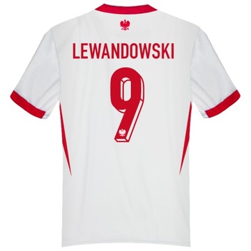 Футбольная форма LEWANDOWSKI 9 POLAND EURO 2024 и леггинсы 146 НОВИНКА