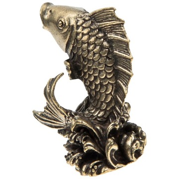 Статуя рыбы по фэншуй, латунная статуэтка
