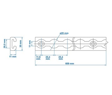ПОЛОСКА ДЛЯ КРЕПЛЕНИЯ АВИАЦИОННОГО ГРУЗОВОГО ГРУЗА + 4 ручки