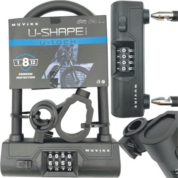 U-LOCK ВЕЛОСИПЕДНЫЙ ЗАМОК MUVIKE U-SHAPE 245/14C