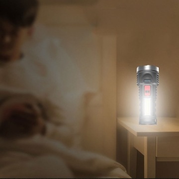 АККУМУЛЯТОРНЫЙ СВЕТОДИОДНЫЙ ФОНАРЬ + COB USB