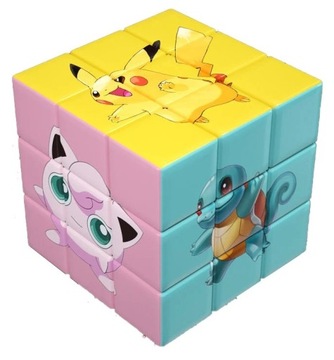 POKEMON KOSTKA MAGICZNA UKŁADANKA LOGICZNA 3x3x3