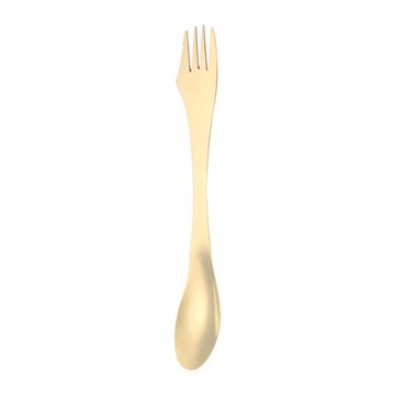 3 w 1 Spork Widelec Łyżka Nóż Camping Przybory 3 w 1 do złota na świeżym powietrzu