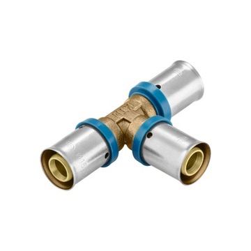 Trójnik 25 x 16 x 25 PEX system zaprasowywany
