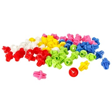 БУСИНЫ С СПИЦАМИ ДЕКОРАТИВНЫЕ ВЕЛОСИПЕДНЫЕ МЯЧИ, ЦВЕТНЫЕ, 72 шт. велосипед