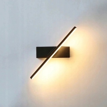 Nowoczesna długa lampa ścienna LED lampka nocna