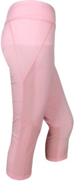 Legginsy fitness sportowe damskie 3/4 różowe S/M MIEGO leginsy getry