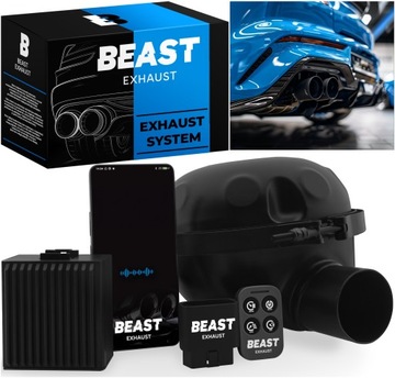 Aktywny Układ Wydechowy Beast Sound Booster V8 Aplikacja Pilot