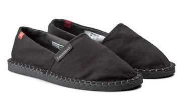 HAVAIANAS ESPADRYLE CZARNE WSUWANE LATO 37 ŻLA