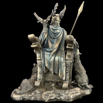 Статуэтка Скульптура Статуя СЕВЕРНЫЙ БОГ ОДИН СИДЯЩИЙ VERONESE WU69116A4