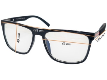 ПРОЗРАЧНЫЕ ТВ-ОЧКИ ДЛЯ КОМПЬЮТЕРА С ФИЛЬТРОМ СИНЕГО СВЕТА UV400 + ЧЕХОЛ