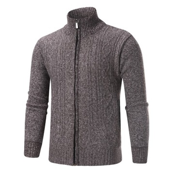 Autumn and Winter New Men's Standing Neck Sweater