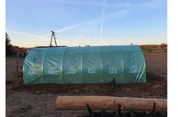 TUNEL FOLIOWY OGRODOWY 18m2 SZKLARNIA 6x3m UV4
