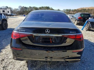 Mercedes Klasa S W223/V223 2023 Mercedes-Benz Klasa S 2023r., S 500 4matic, 3L, od ubezpieczalni 3.0 435KM, zdjęcie 4