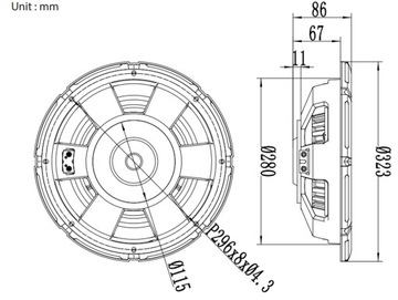 Сабвуфер BLAM Relax RS12.4, тонкий, 30 см, AIR FREE
