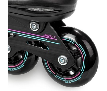 Роликовые коньки Фигурные коньки 2в1 Регулируемые RAVEN Drill Mint/Pink 38-42