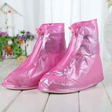 ДОЖДЕВЫЕ ЗАЩИТЫ ДЛЯ ОБУВИ XL РОЗОВЫЕ