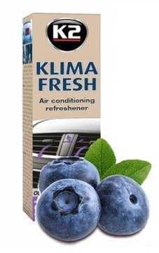 K2 KLIMA FRESH BLUEBERRY СРЕДСТВО ДЛЯ СНЯТИЯ КОНДИЦИОНЕРА ВОЗДУХА